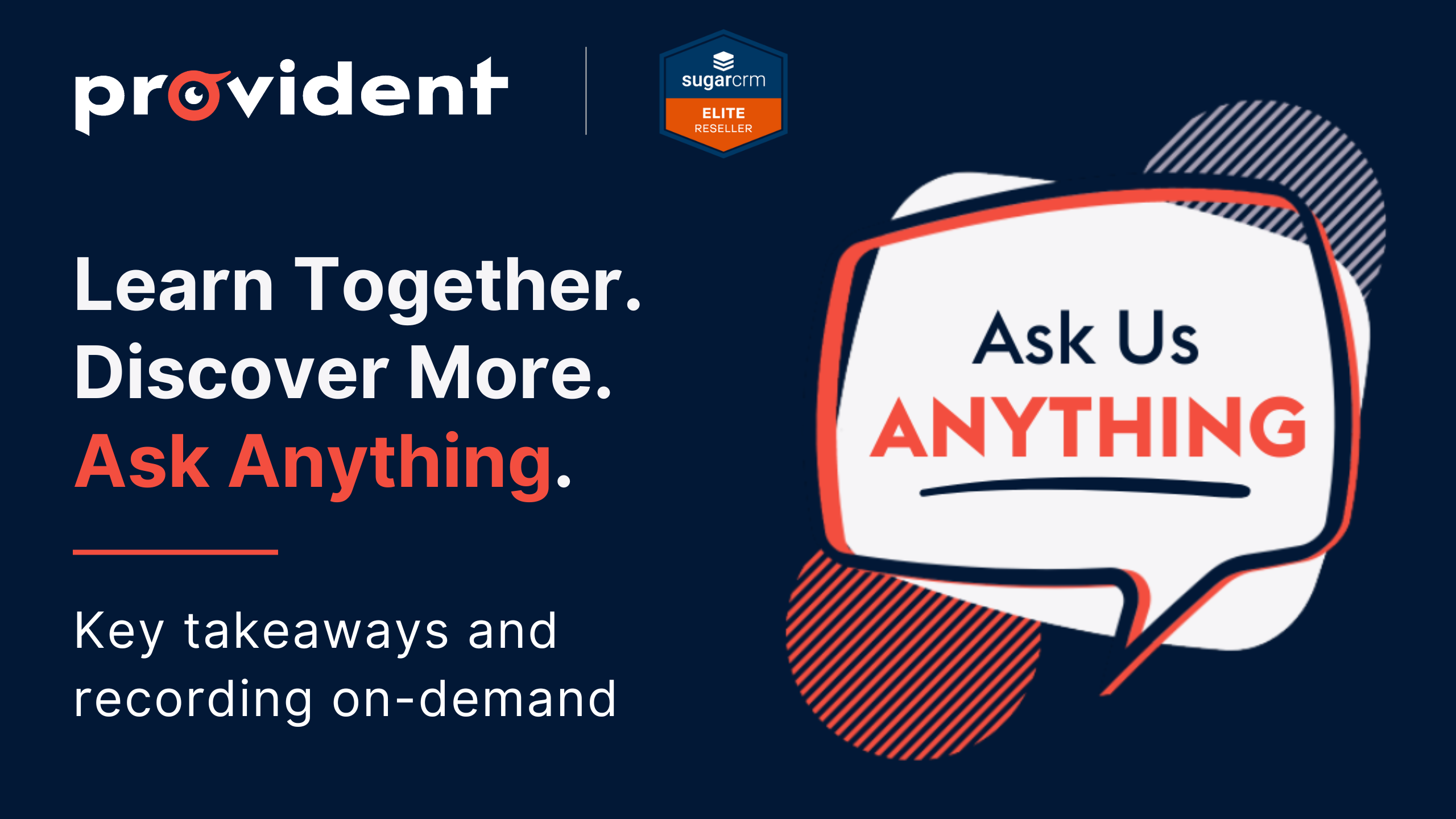 ProvidentCRM-CRM-SugarCRM-Live-Session-November-2025-Header